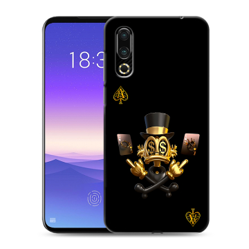 Пластиковый чехол на Meizu 16s с принтом Золотой скрудж макдак