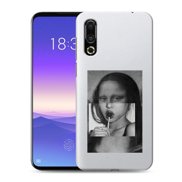 Пластиковый чехол на Meizu 16s с принтом Мона Лиза