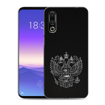 Пластиковый чехол на Meizu 16s с принтом Герб России
