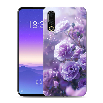 Пластиковый чехол на Meizu 16s с принтом Розы цветы Пластиковый чехол на Meizu 16s с принтом Розы цветы
