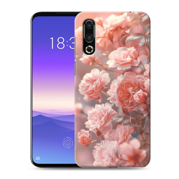 Пластиковый чехол на Meizu 16s с принтом Розовые розы