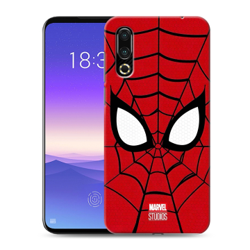 Пластиковый чехол на Meizu 16s с принтом человек паук spiderman Пластиковый чехол на Meizu 16s с принтом человек паук spiderman