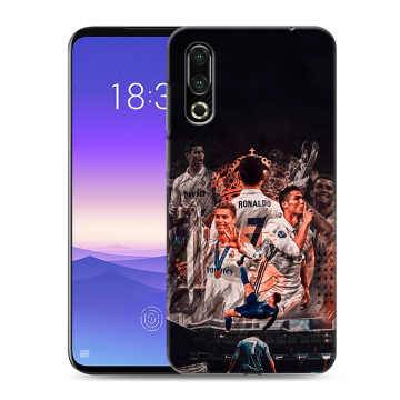 Пластиковый чехол на Meizu 16s с принтом Реал Роналдо Real Ronaldo