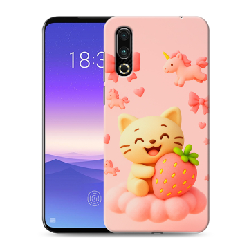 Пластиковый чехол на Meizu 16s с принтом для девочек