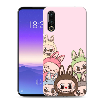 Пластиковый чехол на Meizu 16s с принтом Лабубу
