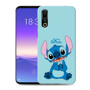 Пластиковый чехол на Meizu 16s с принтом Лило и Стич