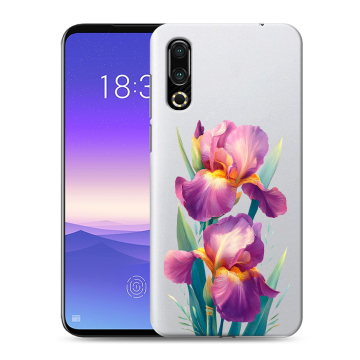 Пластиковый чехол на Meizu 16s с принтом Цветы орхидеи
