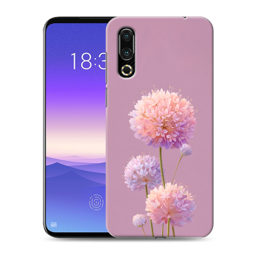 Пластиковый чехол на Meizu 16s с принтом Цветы