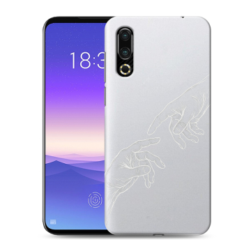 Пластиковый чехол на Meizu 16s с принтом Сотворение мира
