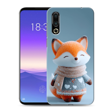 Пластиковый чехол на Meizu 16s с принтом Лиса
