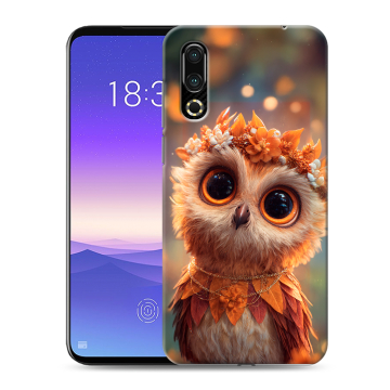 Пластиковый чехол на Meizu 16s с принтом Милая сова
