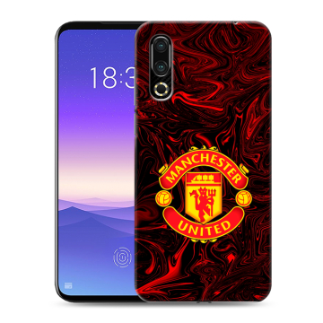Пластиковый чехол на Meizu 16s с принтом Manchester United