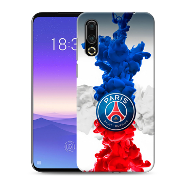 Пластиковый чехол на Meizu 16s с принтом PSG ПСЖ