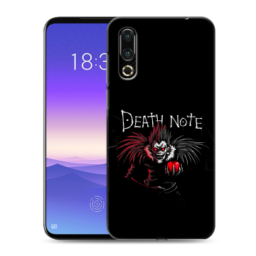 Пластиковый чехол на Meizu 16s с принтом Death note Тетрадь смерти