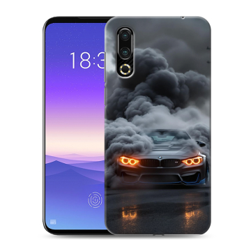Пластиковый чехол на Meizu 16s с принтом BMW БМВ Пластиковый чехол на Meizu 16s с принтом BMW БМВ