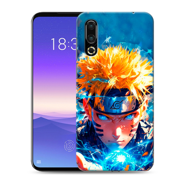 Пластиковый чехол на Meizu 16s с принтом Аниме Наруто Naruto