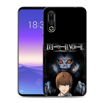 Пластиковый чехол на Meizu 16s с принтом Death note Тетрадь смерти