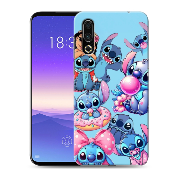 Пластиковый чехол на Meizu 16s с принтом Лило и Стич