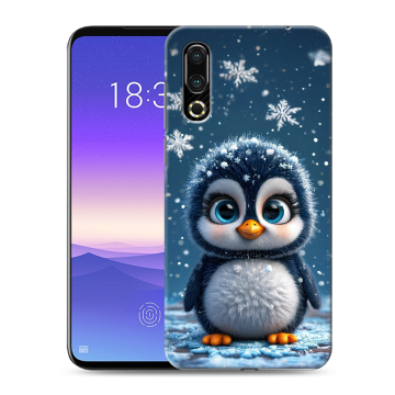 Пластиковый чехол на Meizu 16s с принтом Новый год