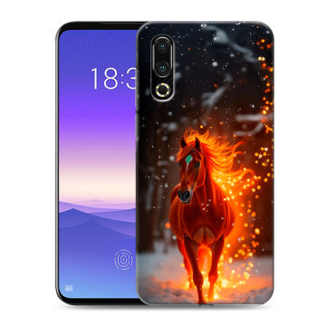 Пластиковый чехол на Meizu 16s с принтом Новый год Пластиковый чехол на Meizu 16s с принтом Новый год