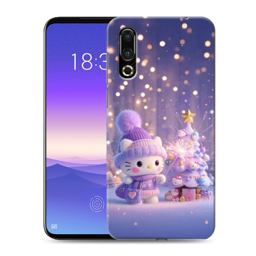 Пластиковый чехол на Meizu 16s с принтом Новый год Пластиковый чехол на Meizu 16s с принтом Новый год