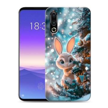 Пластиковый чехол на Meizu 16s с принтом Новый год Пластиковый чехол на Meizu 16s с принтом Новый год