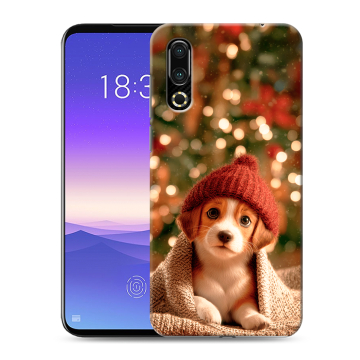 Пластиковый чехол на Meizu 16s с принтом Новый год Пластиковый чехол на Meizu 16s с принтом Новый год