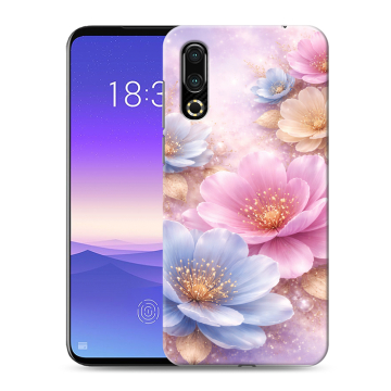 Пластиковый чехол на Meizu 16s с принтом женский
