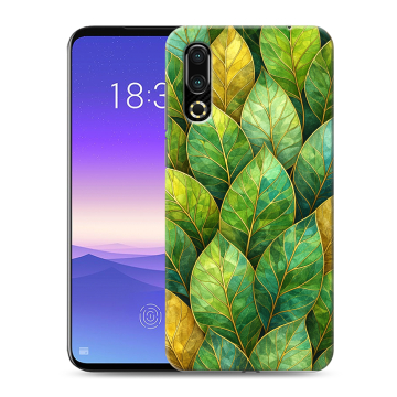 Пластиковый чехол на Meizu 16s с принтом женский