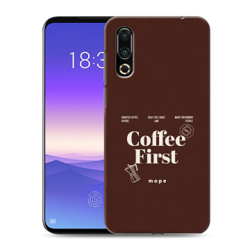 Пластиковый чехол на Meizu 16s с принтом женский