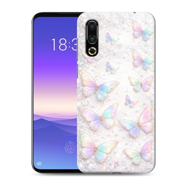Пластиковый чехол на Meizu 16s с принтом женский