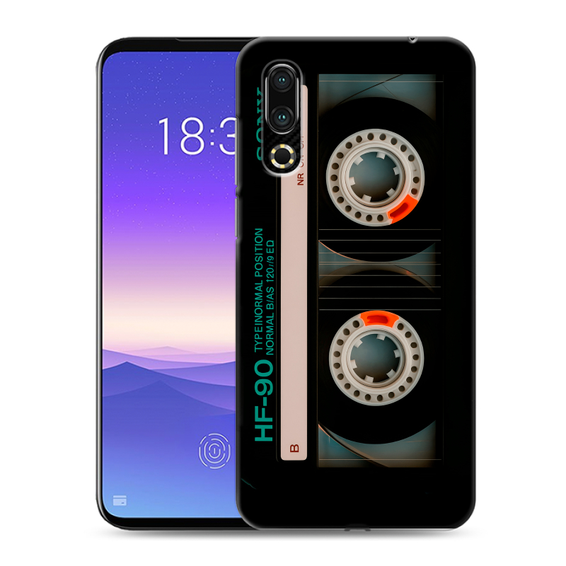Пластиковый чехол на Meizu 16s с принтом Кассета Пластиковый чехол на Meizu 16s с принтом Кассета