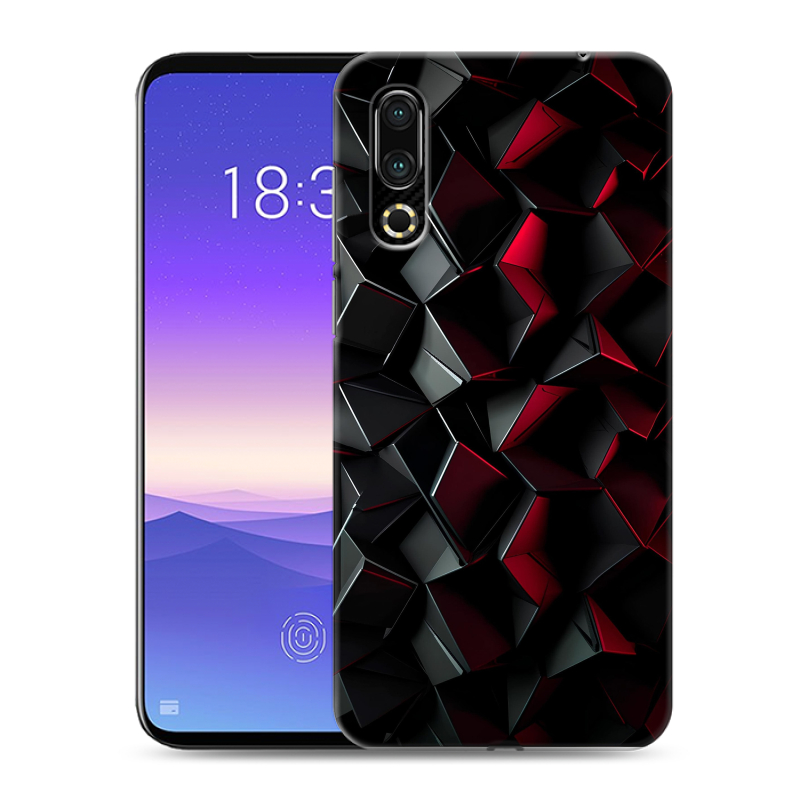 Пластиковый чехол на Meizu 16s с принтом Абстракция Пластиковый чехол на Meizu 16s с принтом Абстракция