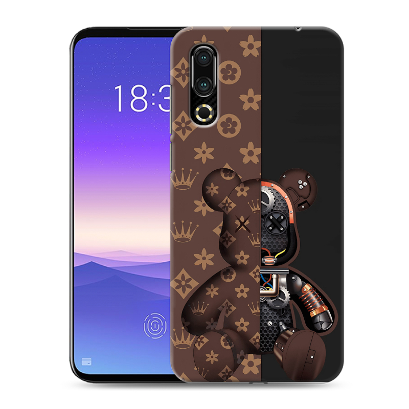 Пластиковый чехол на Meizu 16s с принтом Луи робот Пластиковый чехол на Meizu 16s с принтом Луи робот
