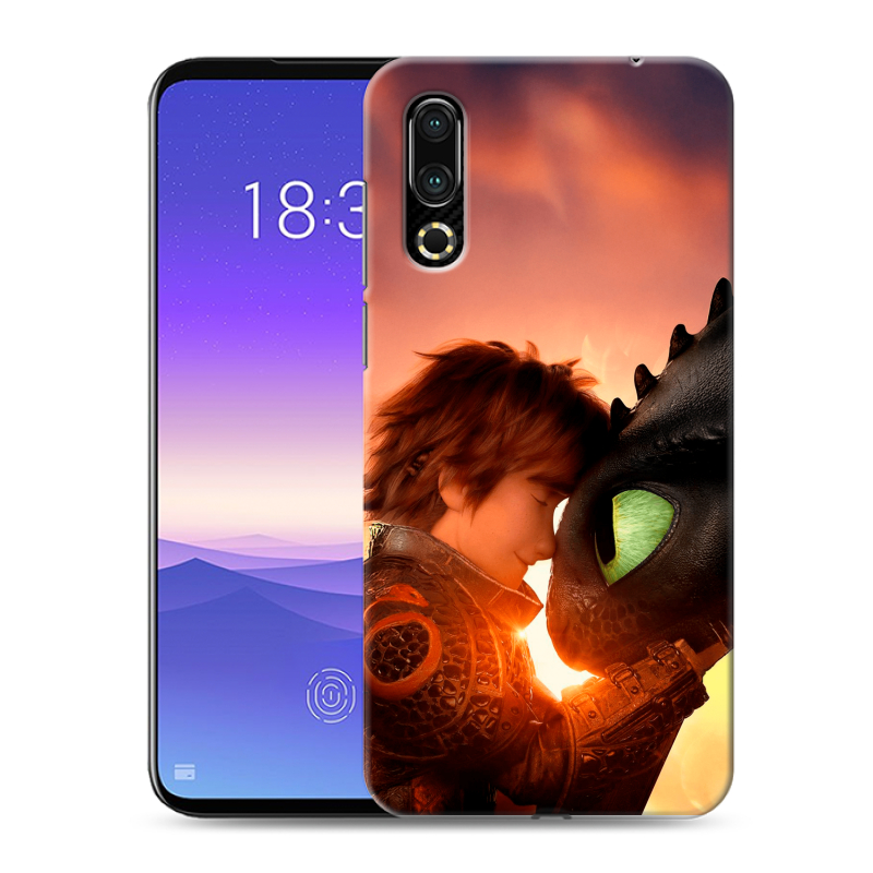 Пластиковый чехол на Meizu 16s с принтом Как приручить дракона Пластиковый чехол на Meizu 16s с принтом Как приручить дракона