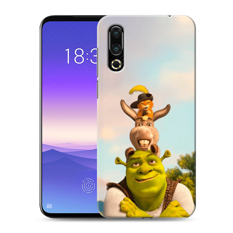 Пластиковый чехол на Meizu 16s с принтом Шрек Shrek Пластиковый чехол на Meizu 16s с принтом Шрек Shrek