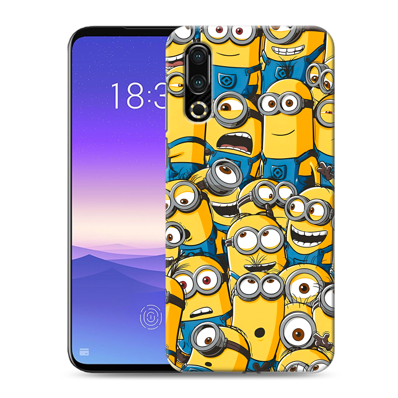 Пластиковый чехол на Meizu 16s с принтом Миньоны Пластиковый чехол на Meizu 16s с принтом Миньоны