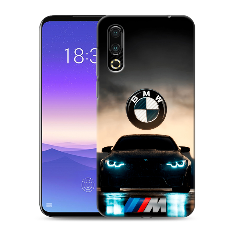 Пластиковый чехол на Meizu 16s с принтом БМВ BMW Пластиковый чехол на Meizu 16s с принтом БМВ BMW