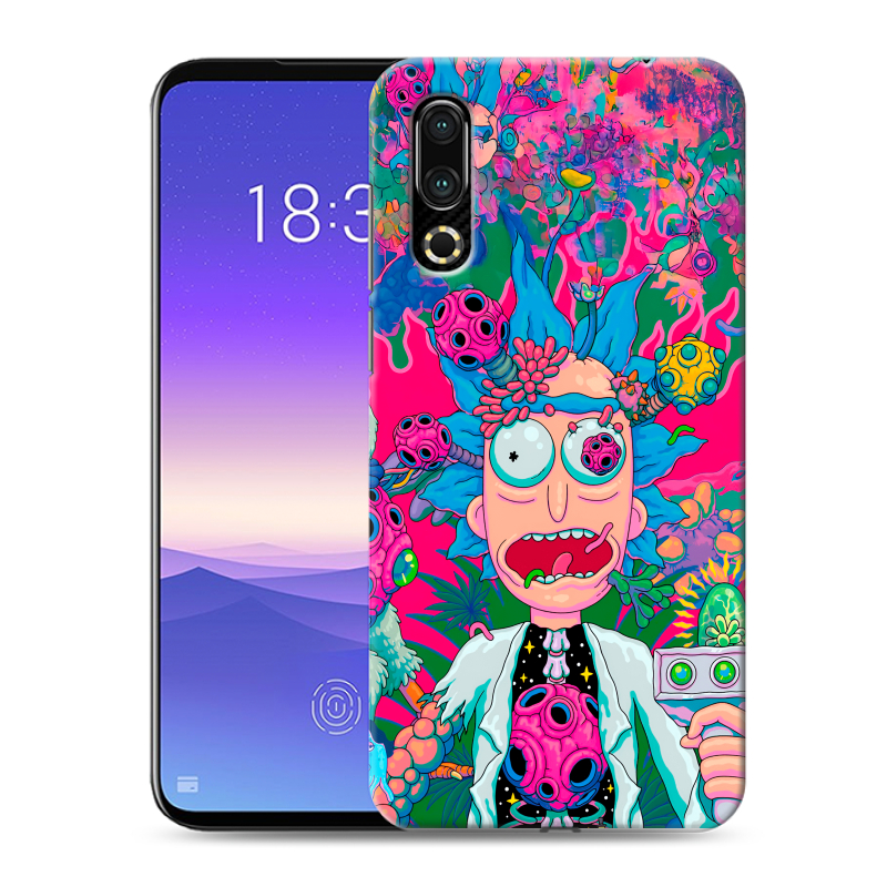 Пластиковый чехол на Meizu 16s с принтом Рик и Морти Rick Morty Пластиковый чехол на Meizu 16s с принтом Рик и Морти Rick Morty