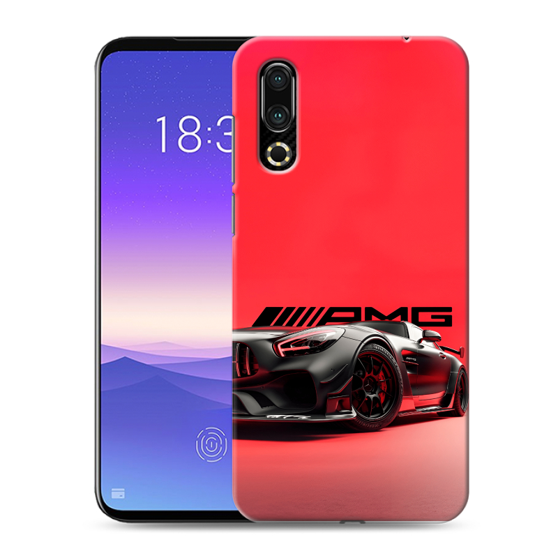 Пластиковый чехол на Meizu 16s с принтом Мерседес Mercedes AMG Пластиковый чехол на Meizu 16s с принтом Мерседес Mercedes AMG