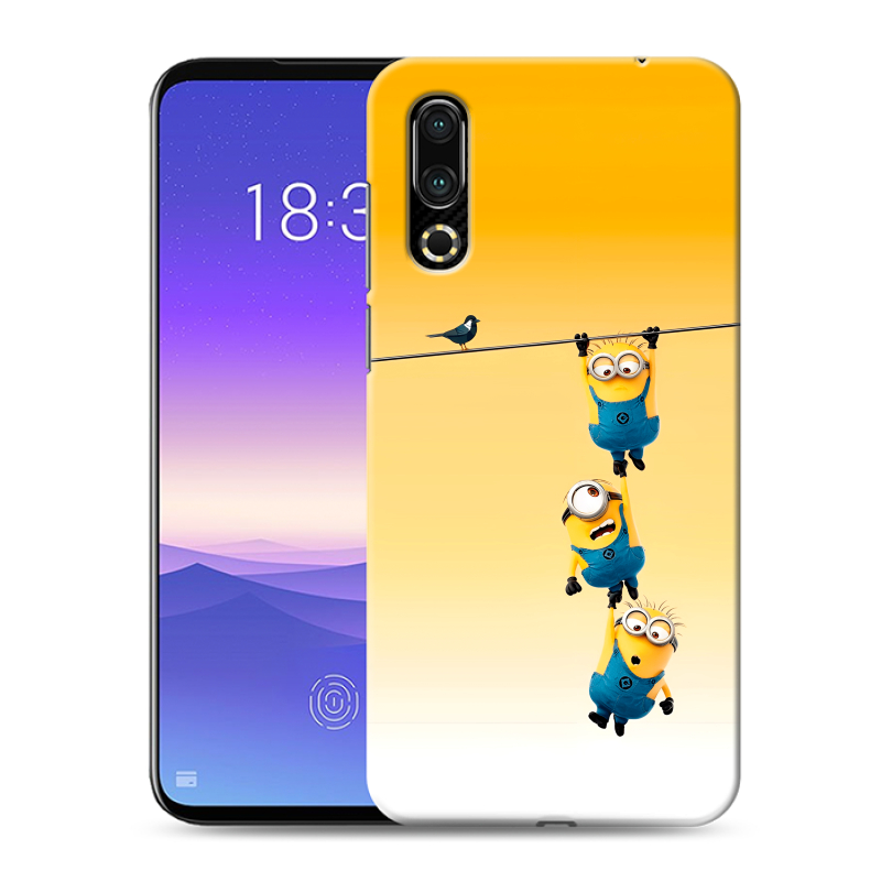 Пластиковый чехол на Meizu 16s с принтом Миньоны Пластиковый чехол на Meizu 16s с принтом Миньоны