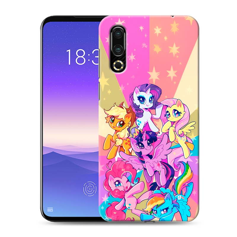 Пластиковый чехол на Meizu 16s с принтом My little pony Дружба чудо Пластиковый чехол на Meizu 16s с принтом My little pony Дружба чудо