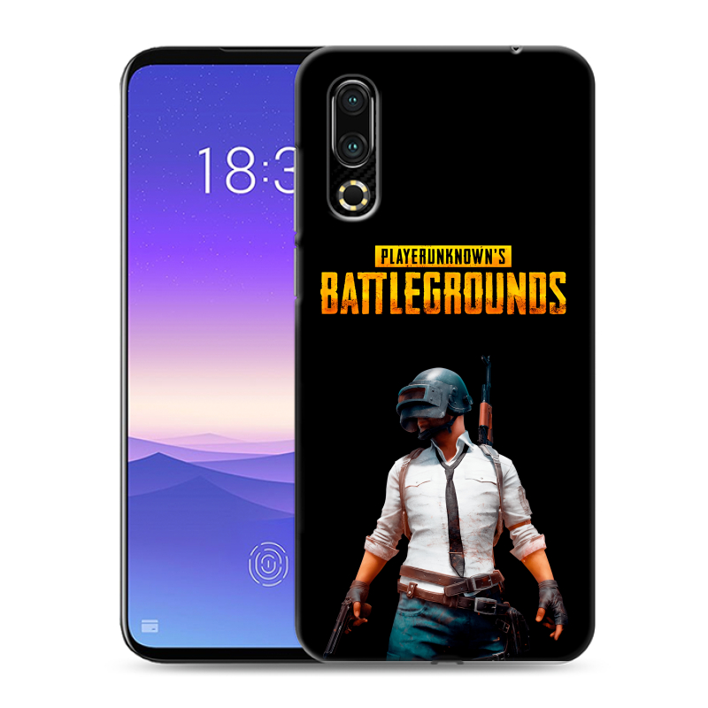 Пластиковый чехол на Meizu 16s с принтом PUGB ПАГБ Пластиковый чехол на Meizu 16s с принтом PUGB ПАГБ