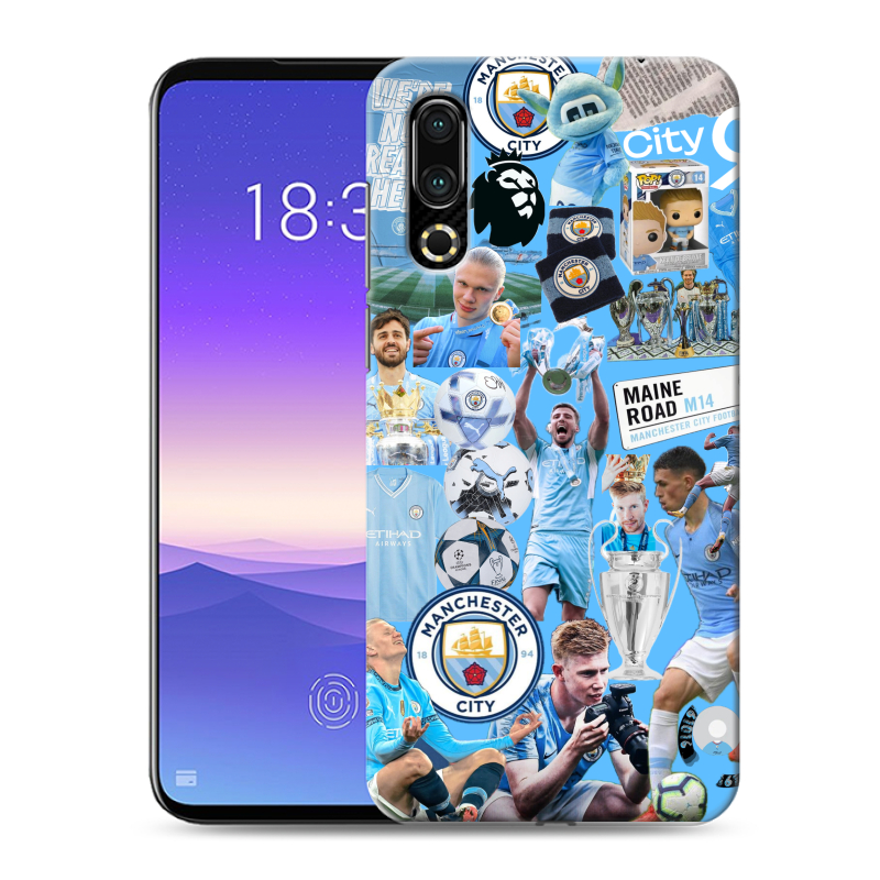 Пластиковый чехол на Meizu 16s с принтом Man City Манчестер Сити Пластиковый чехол на Meizu 16s с принтом Man City Манчестер Сити