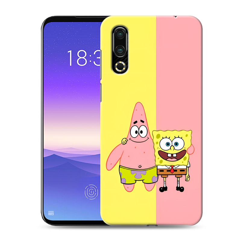 Пластиковый чехол на Meizu 16s с принтом Спанч боб Спанчбоб Пластиковый чехол на Meizu 16s с принтом Спанч боб Спанчбоб