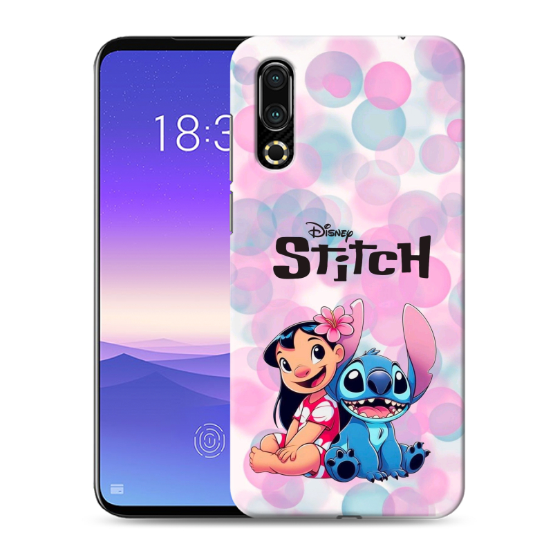 Пластиковый чехол на Meizu 16s с принтом Лило и Стич Пластиковый чехол на Meizu 16s с принтом Лило и Стич