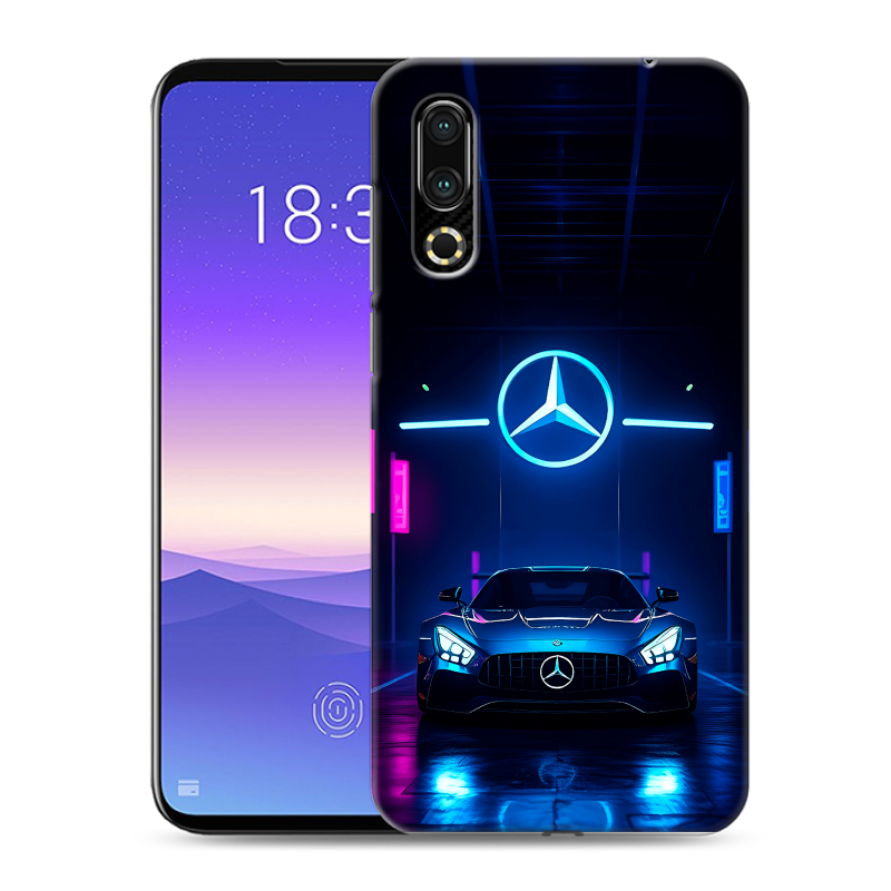 Пластиковый чехол на Meizu 16s с принтом Mercedes Мерседес Пластиковый чехол на Meizu 16s с принтом Mercedes Мерседес