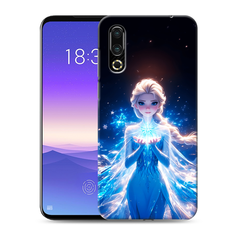 Пластиковый чехол на Meizu 16s с принтом Холодное сердце Frozen Пластиковый чехол на Meizu 16s с принтом Холодное сердце Frozen