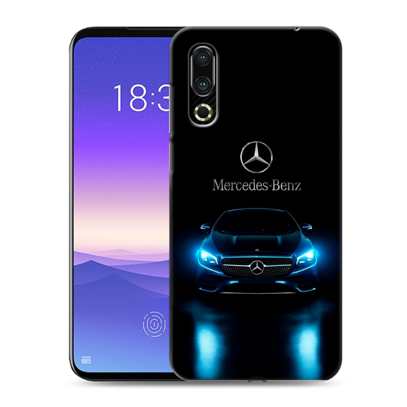Пластиковый чехол на Meizu 16s с принтом Mercedes Мерседес Пластиковый чехол на Meizu 16s с принтом Mercedes Мерседес
