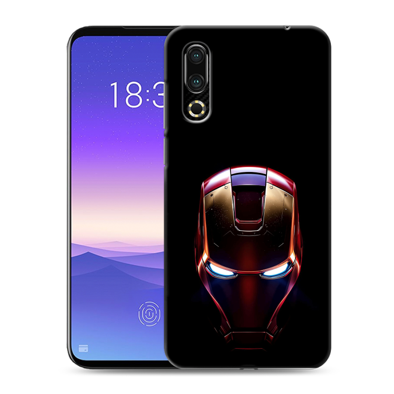Пластиковый чехол на Meizu 16s с принтом IronMan Железный человек Пластиковый чехол на Meizu 16s с принтом IronMan Железный человек